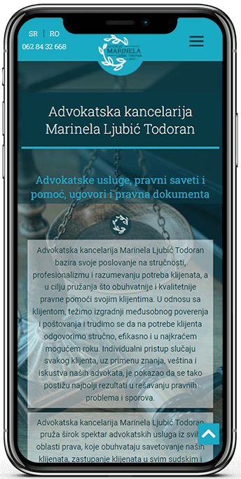 attorney law mobile website