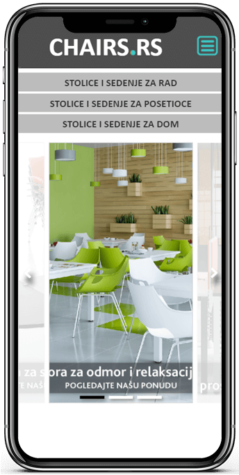 furniture mobile optimization website