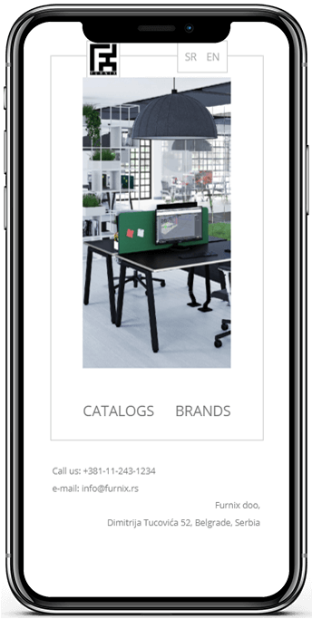 furniture mobile optimization website