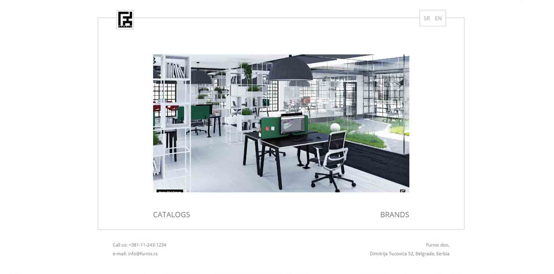 website for furniture promotion and sale