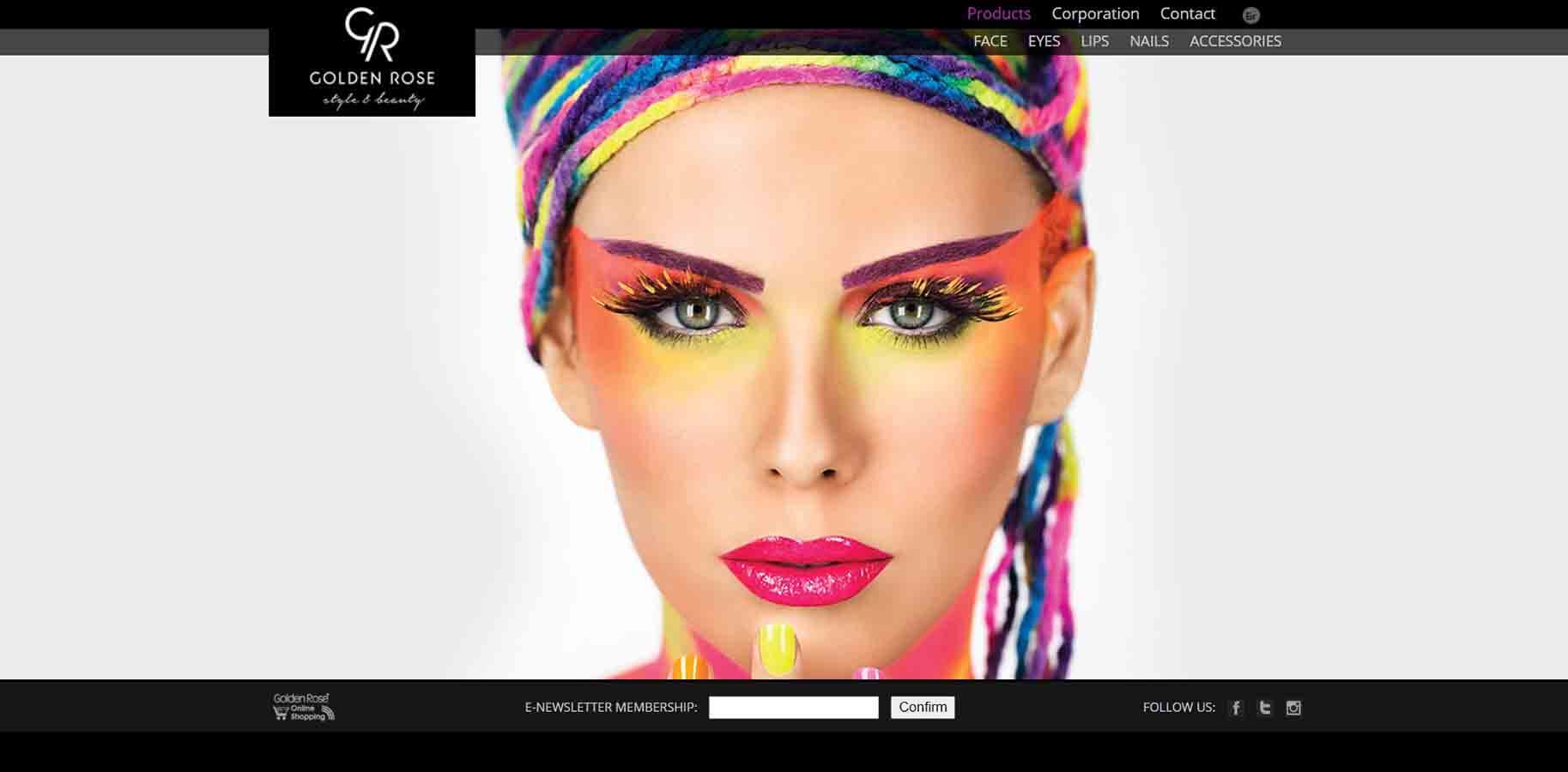 cosmetics website