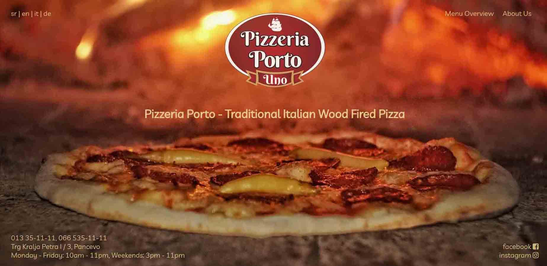 pizzeria website